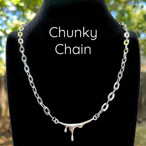 Dripping in Silver Necklace - Picture 8 of 12